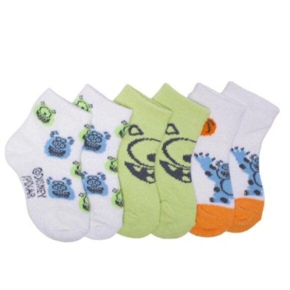 Boys Halloween Socks Cozy Quarter Pixar Character Toddler GID Girls 2T-3T - Picture 5 of 8